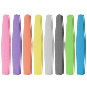Washable Disinfectable 100 180 Sponge File Professional Nail Buffer
