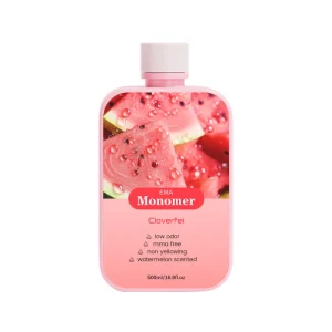 Watermelon Flavored Monomer Acrylic Liquid 500ml EMA Monomer for Nails Acrylic Manicure Professional