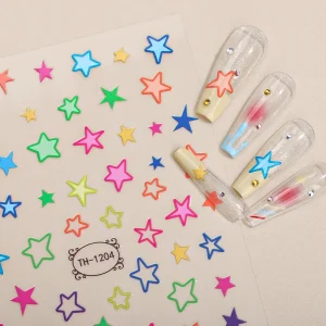 Waterproof Nail Sticker Wraps Creative Art Decals for Picture Nail Rhinestones