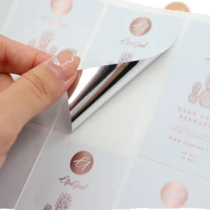 Waterproof Oil Resistant Pantone Matched Bespoke Custom Logo Cosmetic Label for Beauty Brands