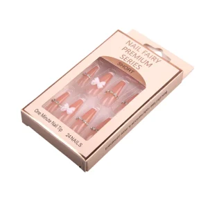 Wearable French False Nail Tips Easy Apply Press on Nail Tips
