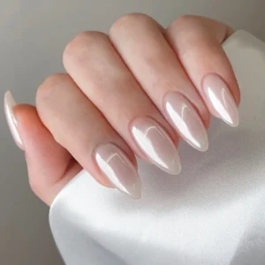 Wholesaler High Quality Acrylic Full Cover False Nails Reusable Press Glue Luxury Almond Diamond Finger CE Certified