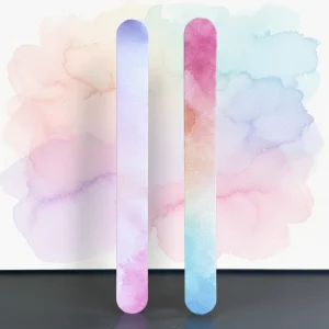 Winsome Beauty Professional Double Sided Straight Shape Nail Files 180 240 Grit Emery Durable Nail Care Polish