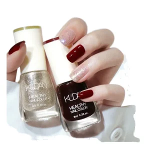 Women’s 2 in 1 Oil Based Long Lasting Glossy Nail Polish Fast Drying Soak Off