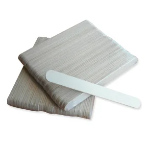 Wooden Nail File & Buffer Mini Nails File White Nail File Descartable 80 80 Nail Files Bulk for Nails Supplies Salon