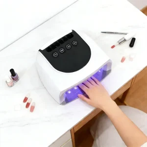 X30 UV Gel Nail Lamp Rechargeable 96W UV Nail Gel Polish Dryer LED Light 3 Timers Cordless LED Nail Lamp