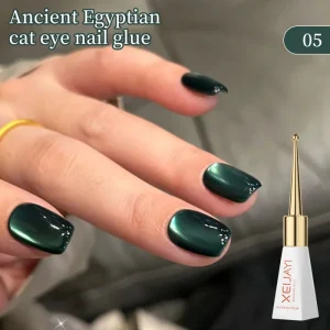 XEIJAYI 10ml Vibrant Cat Eye Gel Polish Magnetic Nail Lacquer with High Shine Effect for Home Nail Salons