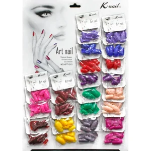 YIWU Nails Supplies Price 24Bags Colorful French Beautiful Nail Art Design Sticker Press on Nails