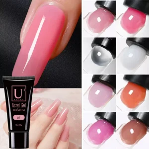 YOUGEL UV LED Soak Off Fast Dry Long Lasting 36 Colors Poly Gel for Nail Extension with Free Sample Private Label