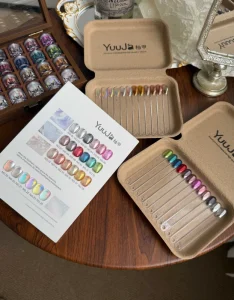YUUJA Magic Mirror Fashion Acrylic Nail Art Powder Set 24 Colors Non Toxic for Nail Salon and DIY