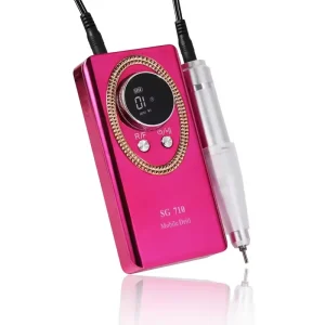 Yanye SG 710 Rechargeable Plastic Nail Drill Machine 45000RPM Speed Adjustable 2600mAh Battery 1-Year Warranty