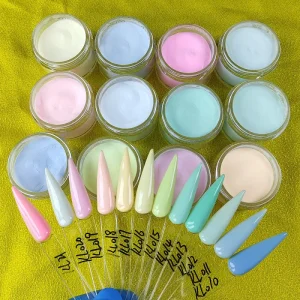 Young Nail Cover Buttery Acrylic Powder Bulk 1oz Jar Vegan Dip Powder 3 in 1 Pink White Clear Acrylic Powder for Nails