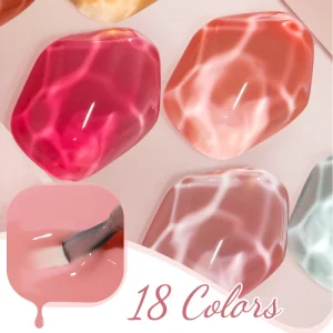 ZRKGEL 15ml 18colors Soak off Odorless Nail Gel Polish Nail Suppliers Private Label Long Lasting Free Sample Jelly Gel