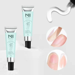 ZRKGEL Newest Design 20ml 30ml Nail Tips Glue Special for Press on Nails 3D Sculpture Gel Private Label Press on Nail Gel
