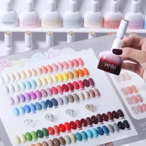 ZRKGEL Professional Long Lasting Nail Gel Soak Off Resin Gel 62 Color Odorless UV Gel Polish Private Logo High Quality Low Price