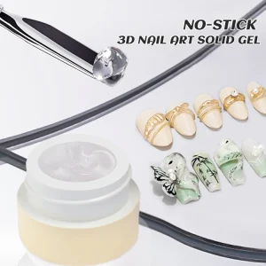 ZRKGEL Very Popular Newest Design of 3D Gel Nail for Nail Art Free Sample Private Label clear 3D Gel Nail for Salon
