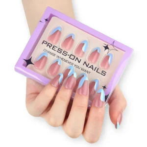 press on nails for little girls custom logo beauty products for artificial fingernails high quality false nails nail supplies